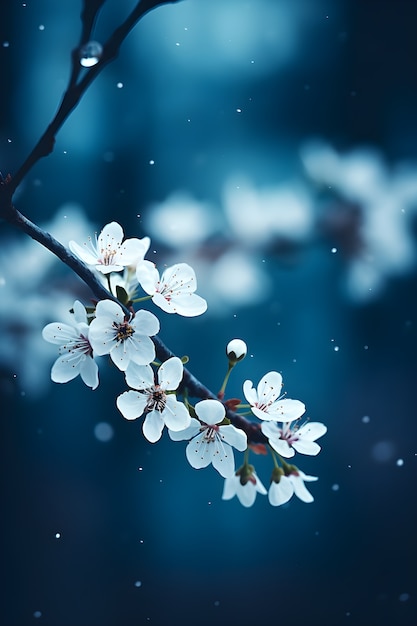 Free Photo beautiful floral wallpaper