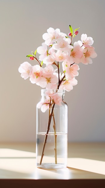 Free photo beautiful flower vase  in studio