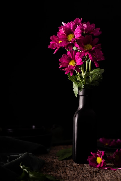 Beautiful flowers in vase