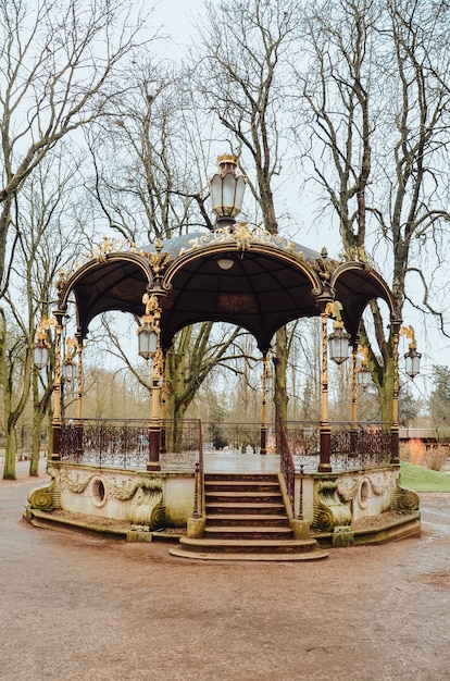 Free photo beautiful gazebo in the countryside in france