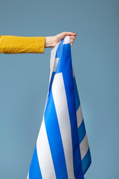 Beautiful greek flag