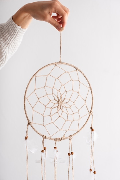 Free Photo beautiful handmade dreamcatcher