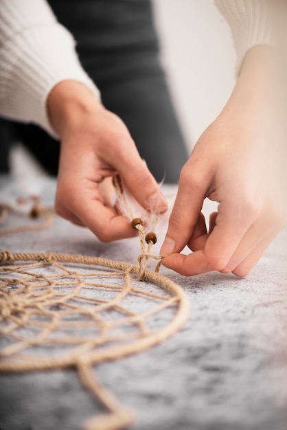 Beautiful handmade dreamcatcher