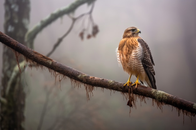 Free Photo beautiful hawk in nature