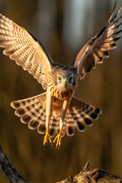 Free Photo beautiful hawk in nature