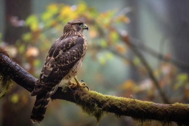 Free Photo beautiful hawk in nature