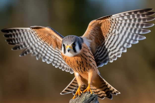 Free Photo beautiful hawk in nature