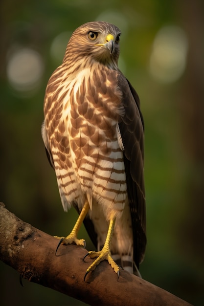 Free Photo beautiful hawk in nature