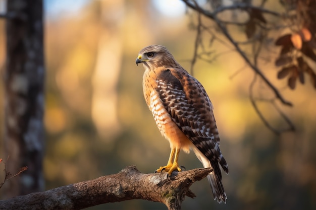 Free Photo beautiful hawk in nature