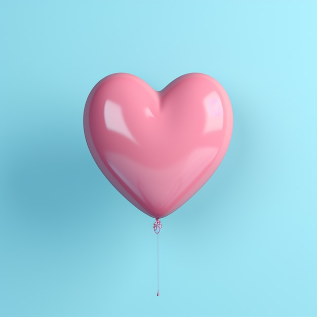 Beautiful heart shaped balloon