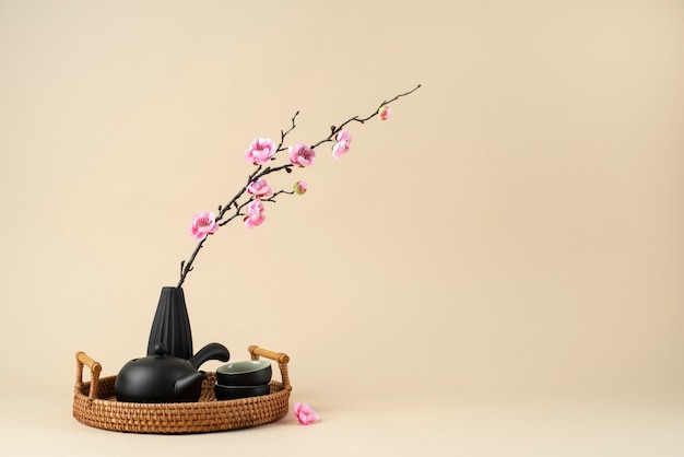 Free Photo beautiful ikebana arrangement