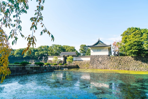 Beautiful Imperial palace building in Tokyo