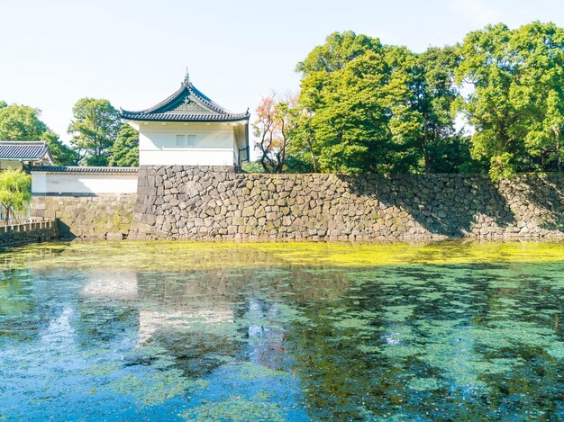 Beautiful Imperial palace building in Tokyo