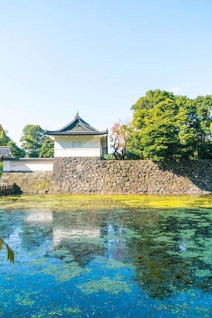 Beautiful Imperial palace building in Tokyo