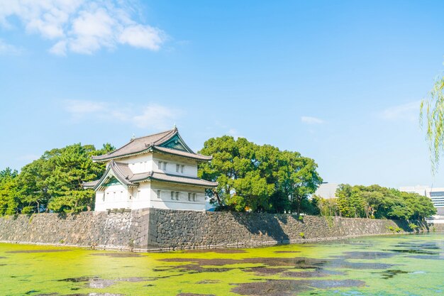 Beautiful Imperial palace building in Tokyo