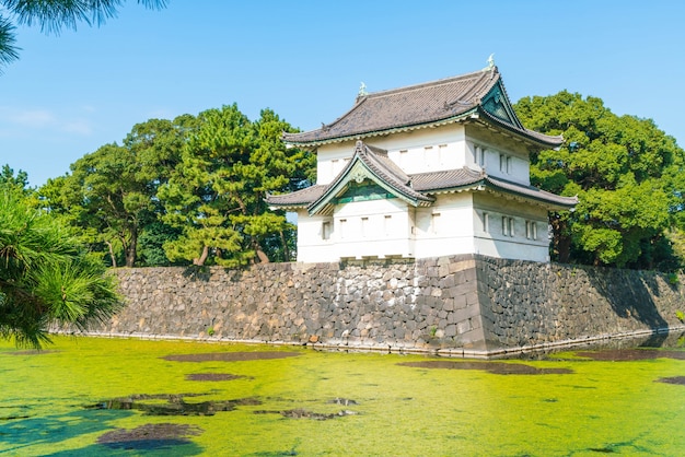 Beautiful Imperial palace building in Tokyo