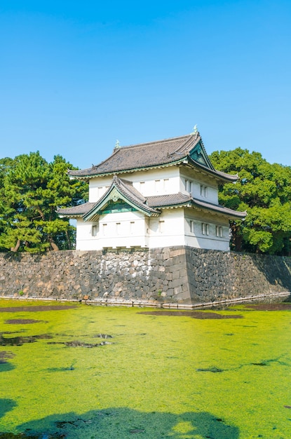 Beautiful Imperial palace building in Tokyo