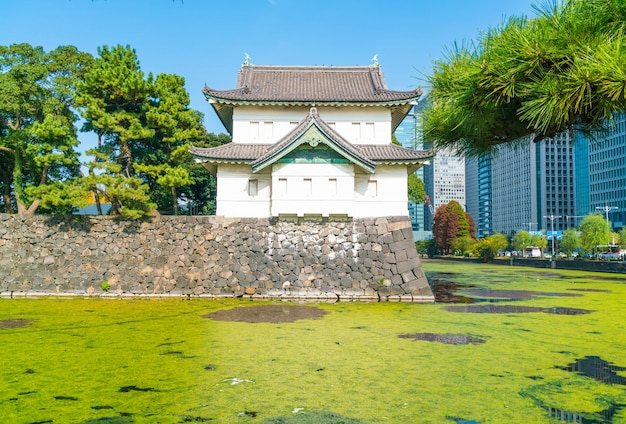 Beautiful Imperial palace building in Tokyo