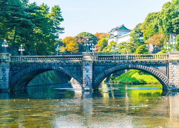 Beautiful Imperial palace building in Tokyo