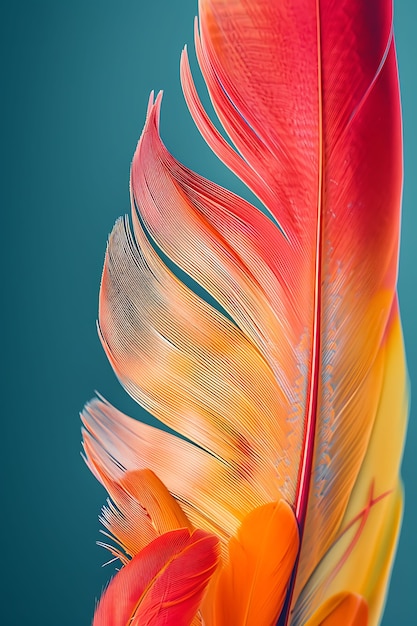 Free Photo beautiful isolated feather