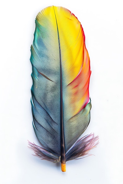 Beautiful isolated feather