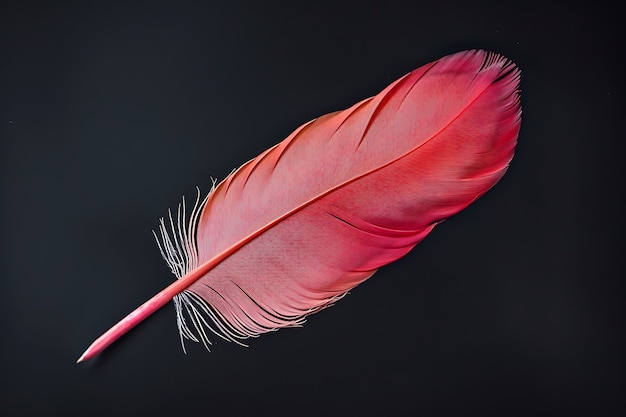 Free photo beautiful isolated feather