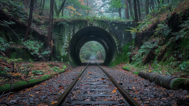 Beautiful japanese forest landscape