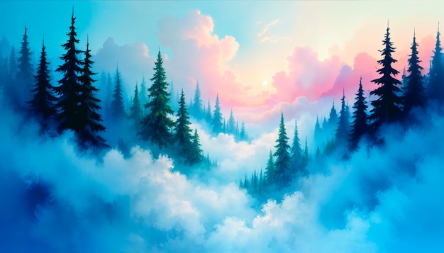 Beautiful landscape background