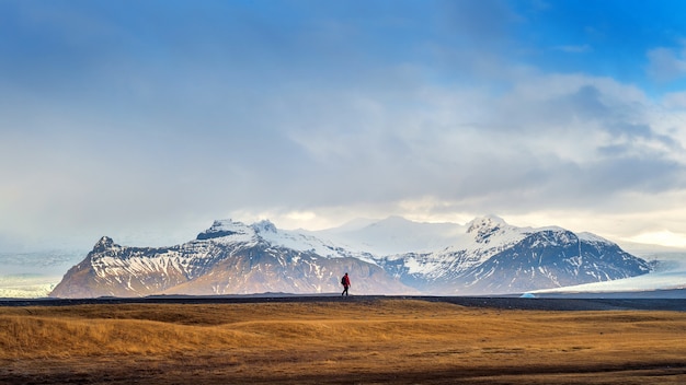 Free Photo beautiful landscape in iceland.