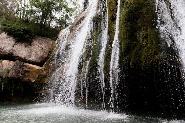 Free Photo beautiful landscape of waterfall