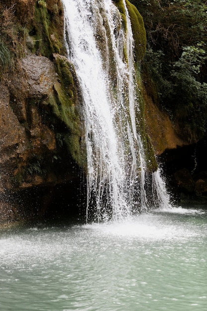 Free Photo beautiful landscape of waterfall