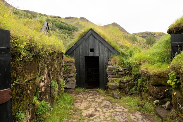 Free Photo beautiful landscapes of iceland while travelling