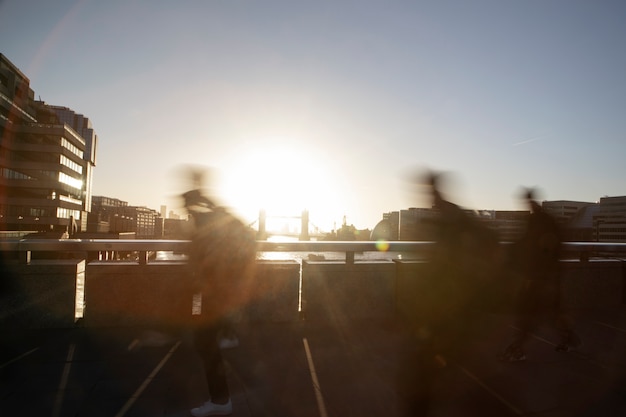 Free Photo beautiful london streets cityscape