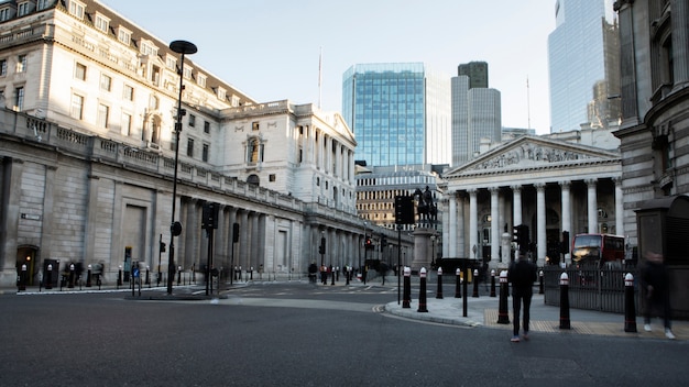 Free photo beautiful london streets cityscape