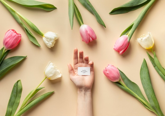 Beautiful mother's day floral composition