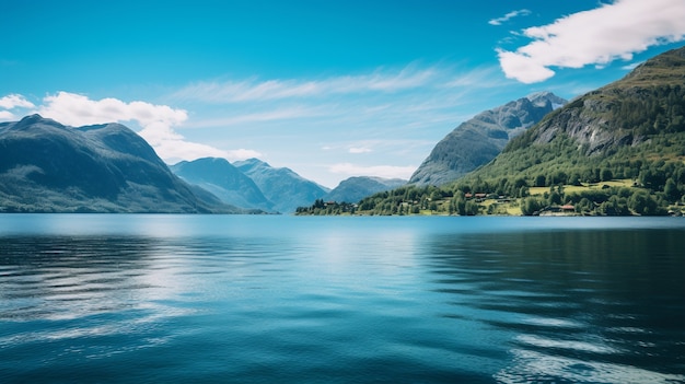 Beautiful mountains landscape