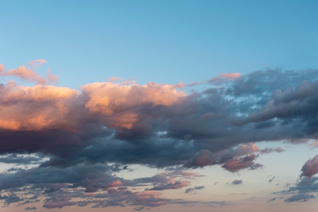 Beautiful natural clouds on the sky in daylight