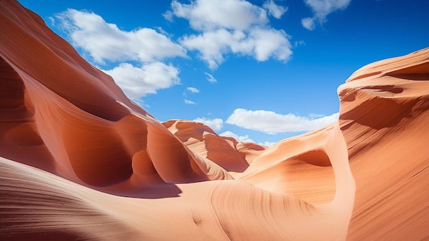 Beautiful natural desert landscape