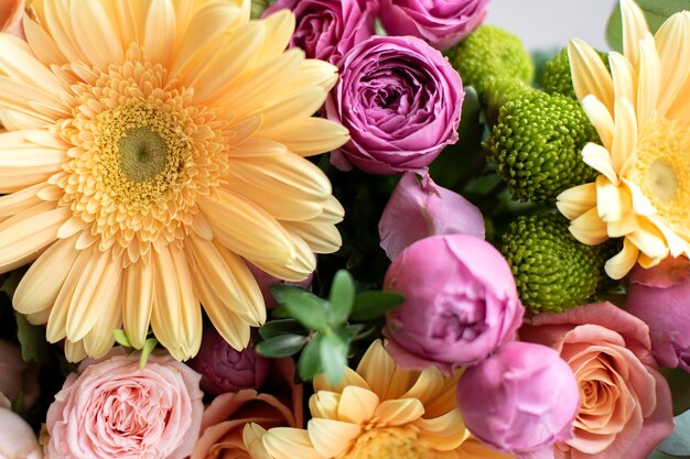 Beautiful natural flowers bouquet