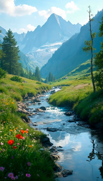 Beautiful natural landscape