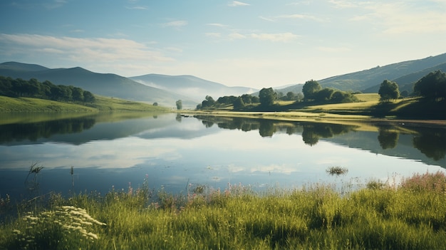 Beautiful natural view landscape