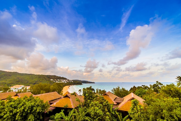 Beautiful outdoor villa with sea and ocean