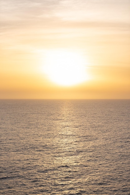 Beautiful photo of the sea beautiful golden sun