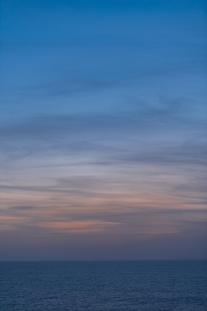 Beautiful photo of the sea and sky