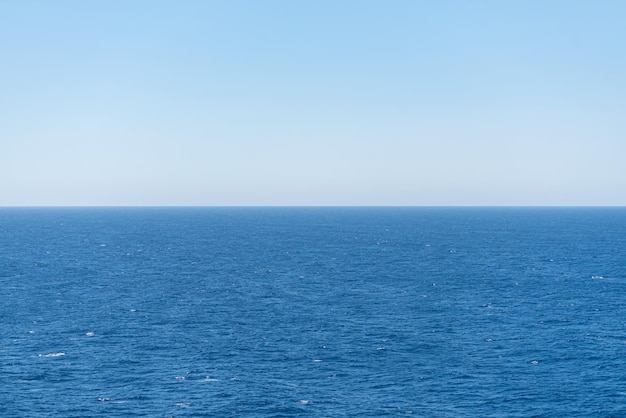 Beautiful photo of the sea and sky