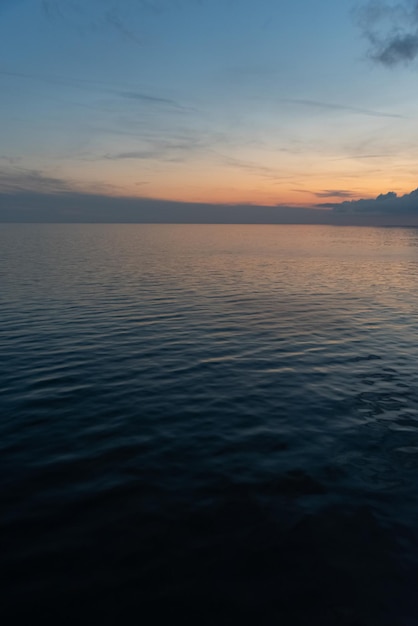 Free photo beautiful photo of the sea and sky