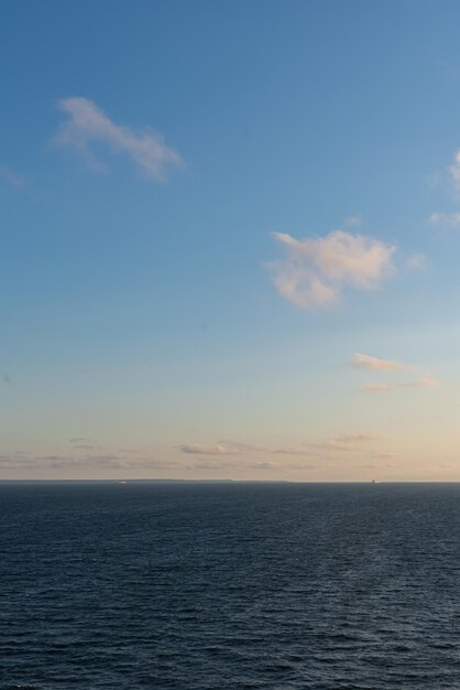 Beautiful photo of the sea and sky