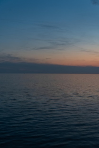 Beautiful photo of the sea and sky