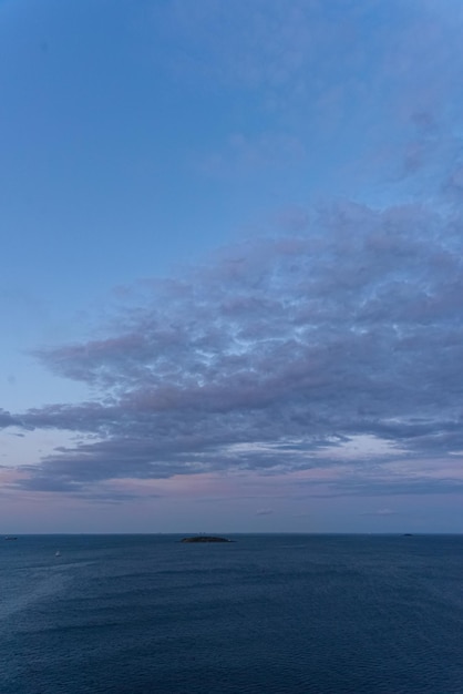 Beautiful photo of the sea and sky