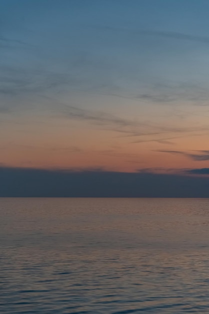 Free photo beautiful photo of the sea and sky